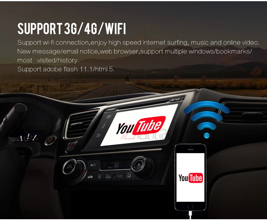 Headunit For Peugeot 407 2004 to 2010 pure Android 8.0 Car Stereo DVD Player GPS Navigation 4GB RAM Auto Video Multimedia Radio_08