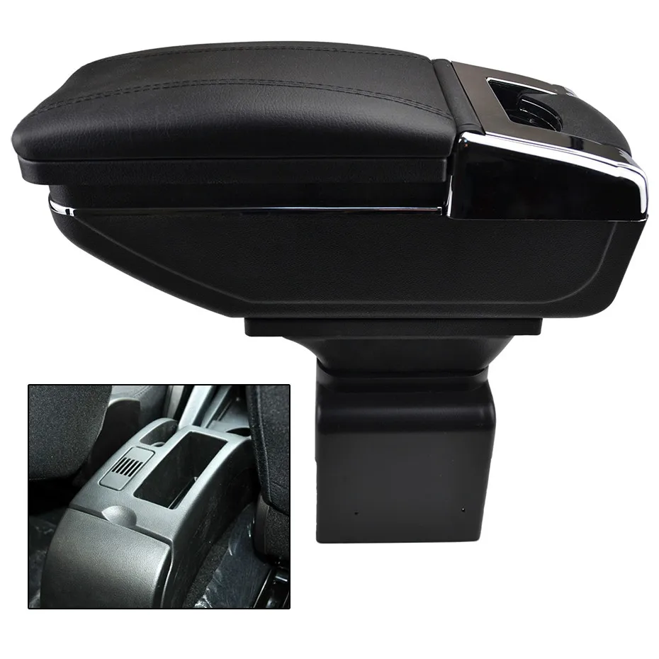 

Storage Box Armrest For Peugeot 307 Arm Rest Center Centre Console Rotatable