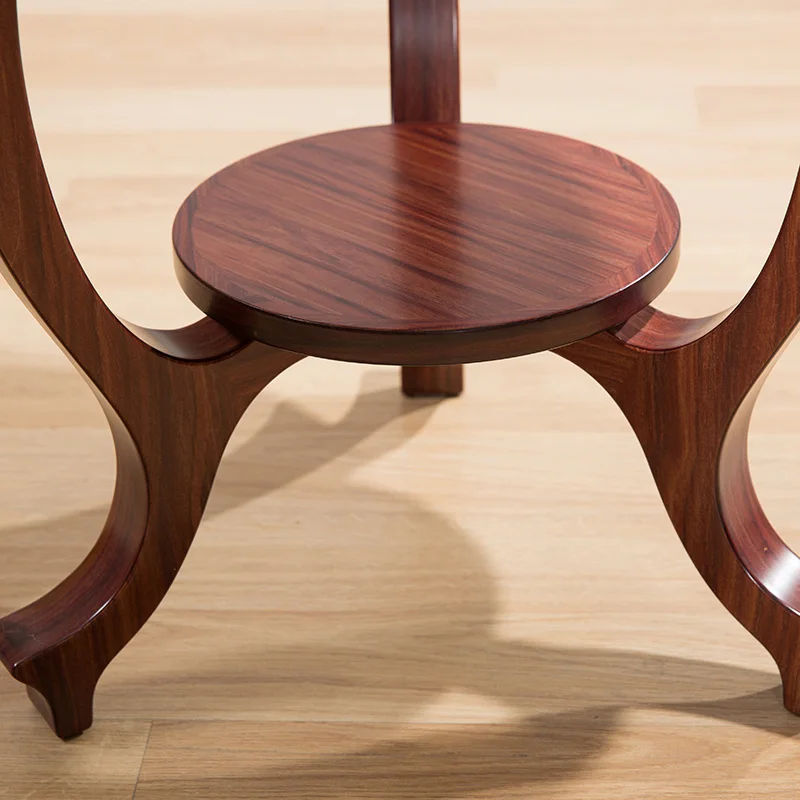 New adurable solid wood tea table Walnut round minimalist modern wooden end table home living room antique furniture M203