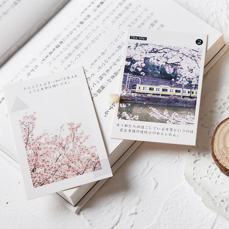 28 Pcs Box Japanese Cherry Blossoms Creative Lomo Cards Message Small Card Christmas Birthday Gift Card Holiday Universal Cards Invitations Aliexpress 28 Pcs Box Japanese Cherry Blossoms Creative Lomo Cards Message Small Card Christmas Birthday Gift Card Holiday Universal Cards Invitations Aliexpress
