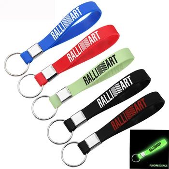 

Car Styling Luminous Silicone Car Key Ring case For Mitsubishi RalliArt Lancer Ralli Art 10 Asx Car Emblems Badge Accessories