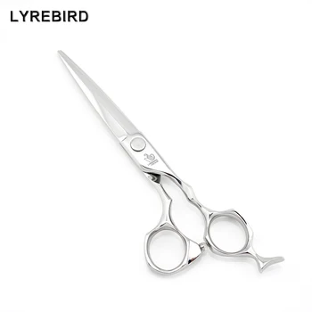 

Japan Hair Shears 6 INCH Hair Cutting Scissors 9cr13 Bearing Screw Fish Tail Handle F29 Lyrebird HIGH CLASS 10PCS/LOT NEW