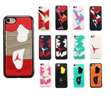 For Iphone6 6s 7 7plus Phone Case 4.7 Inches 3D Jordan Capa Sport Basketball Plastic+Silicone Phone Back Cover Case for iphone 7