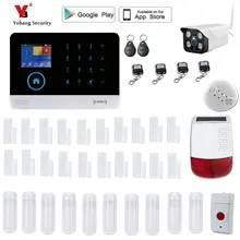 Yobang Security WIFI Home Security Alarm System DIY KIT IOS/Android Smartphone App control Door/window Sensor Burglar Alarm