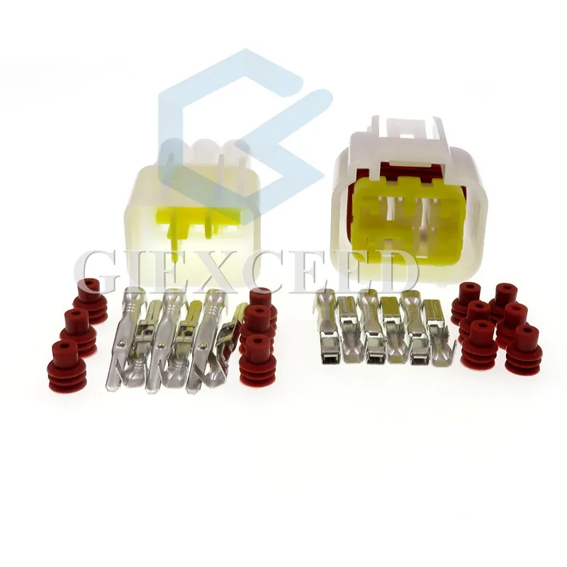 

2 Sets FW-C-6M-B FW-C-6F-B 6 Pin Female Male Waterproof Electrical Wire Connector Door Glass Lifter Wiring Socket For Cars