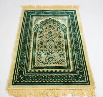 

drop ship wholesale Islamic Muslim worship Prayer Rug Salat Musallah Prayer blanket Tapis Carpet Tapete Banheiro travel mat