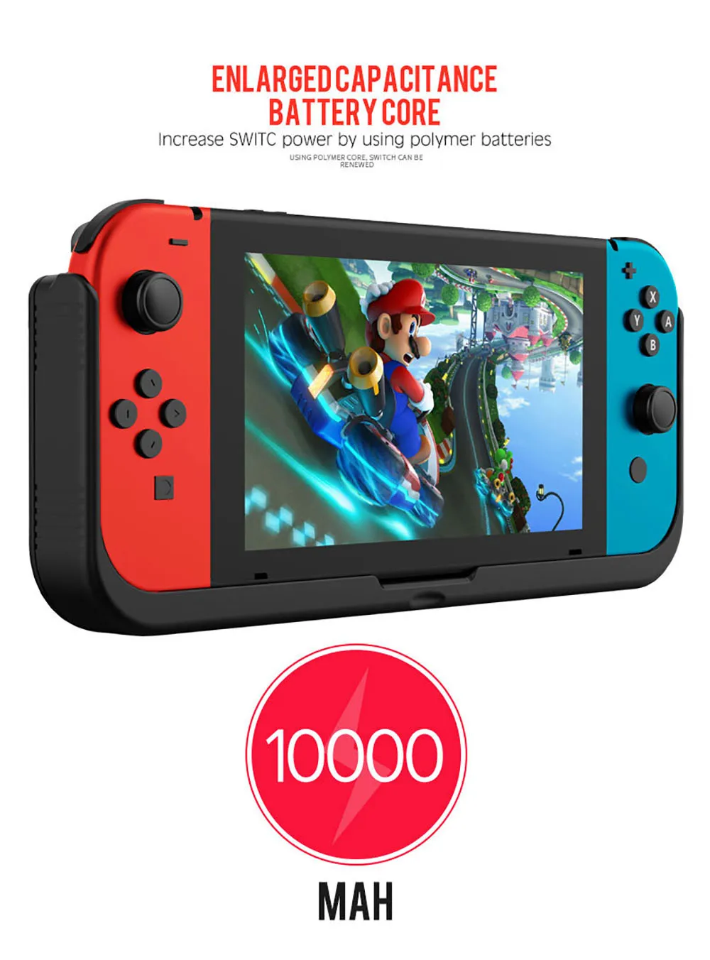 10000 мА/ч зарядное устройство для всех телефонов чехол для nintendo Switch NS Держатель подставка чехол для kingd Switch power Bank чехол