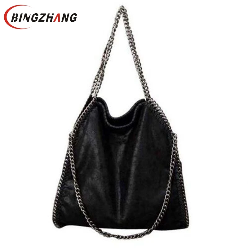 

Women Crossbody Bags Falabellas leather Shoulder Bag stella 3 silver chains Bolso Socialite Tote Fashion Sac A Main Lady Torba