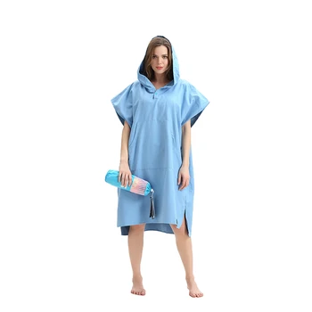 

Outdoor Compressed Towels Changing Robe Diving Bath Towel Hooded Men/Women Beach Towel Poncho Bathrobe Sports Towels