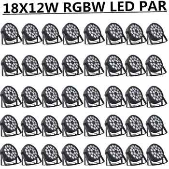 

40PCS/ 18X12W RGBW LED PAR LIGHT/ disco light dmx 4//8CH ledd wash light AC90-240V professional dj equipment