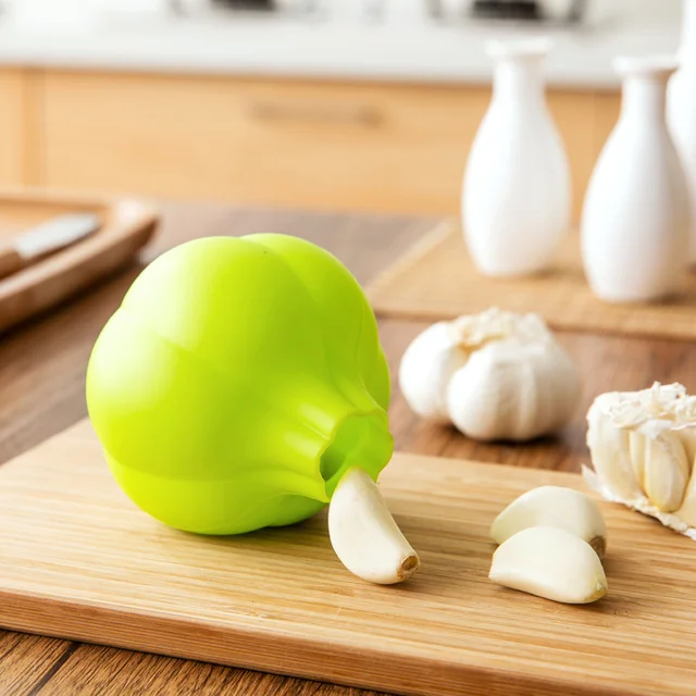 LMETJMA Magic Silicone Garlic Peeler Peel Useful Garlic Peeler Machine  Garlic Stripper Peeling Cooking Vegetable Gadgets D0013 - Image 2