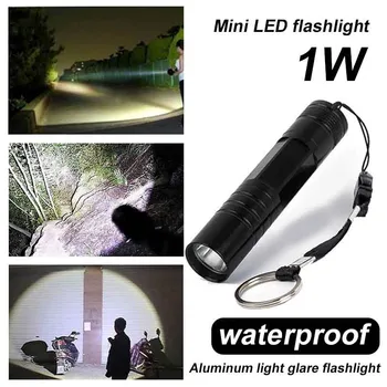 

LED Waterproof Flash Light Keychain Small Pocket Lamp High Powerful Mini Flashlight Torch Lamps Tactical For Outdoor Camping