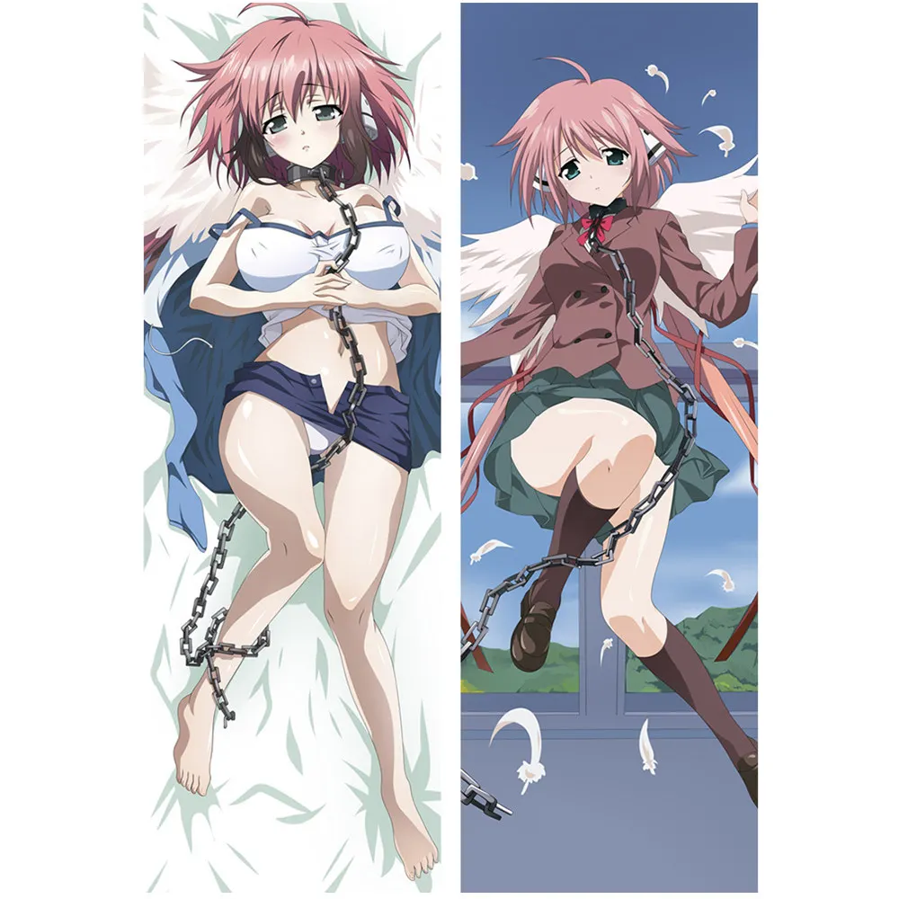 

Amellor New Anime Sora no otoshim Life- sized Dakimakura Case pillow covers sexy girl angel Icarus Body Hugging Pillow Case gift