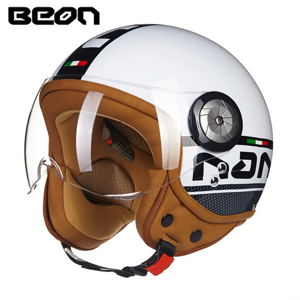 BEON moto rcycle шлем новый скутер cicleta 3/4 унисекс Casco с открытым лицом шлемы каски Чоппер