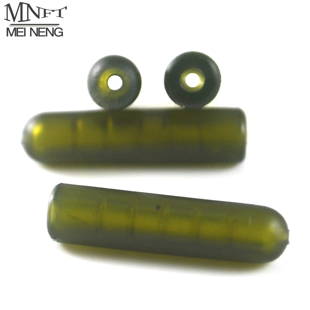 

MNFT 20Pcs 25mm Carp Fishing Hose TPR Stopper Tube Fishing Clips Rig Sleeves Protector Buffer Beads Terminal Tackle Accessories