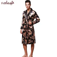 Fdfklak весенне-осеннее кимоно мужской банный халат с длинными рукавами и принтом, одежда для сна, халат для мужчин, одежда для сна, банный халат для мужчин, bata hombre, Новинка