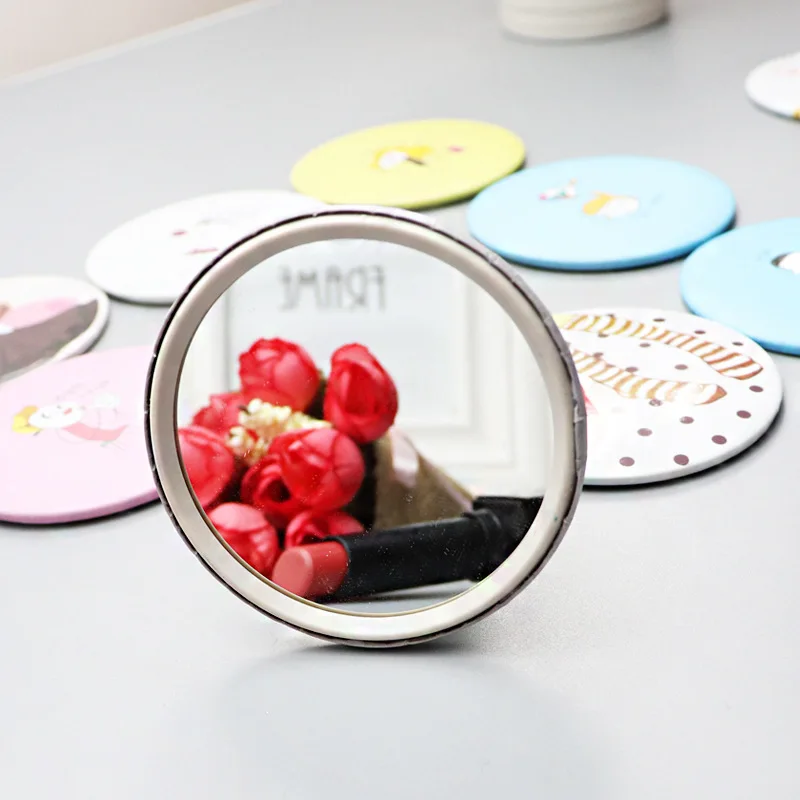 

10pcs Mini Makeup Mirror Compact Fashion Lady Portable Makeup Mirror Cute Small Creative Wedding gifts for guests
