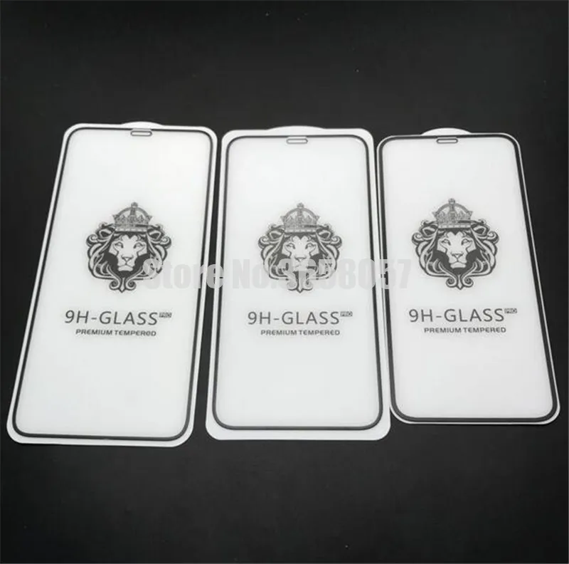 

100pcs For iphone XR XS XS Max Full Glue Tempered Glass screen protector for iphone XS Full Glue Screen Protector Anti-shatter