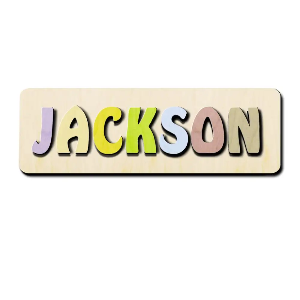 custom baby name puzzle
