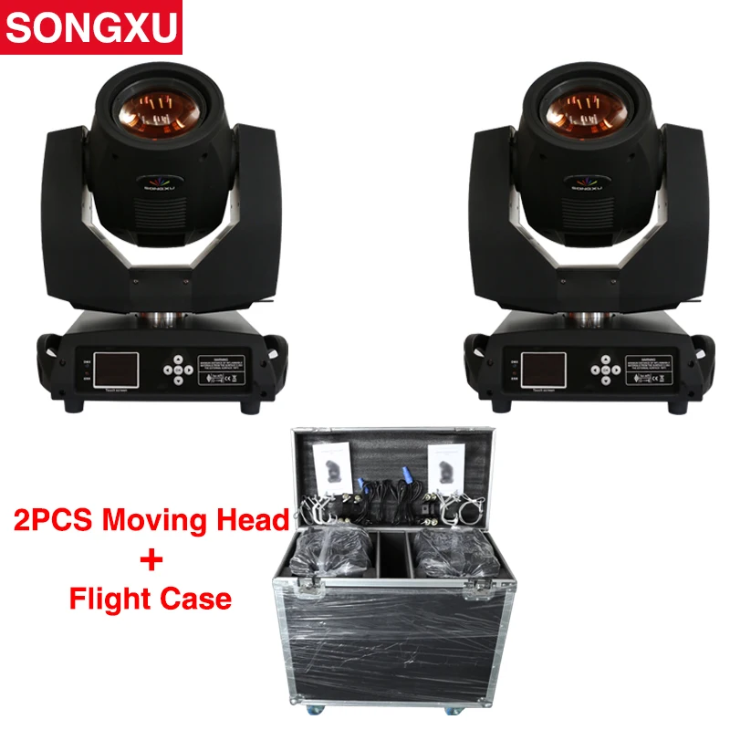 

2pcs Touch Screen Lyre Sharpy Beam 230 Beam 7R Moving Head Light with Flight Case Package for Disco Nightclub Party/SX-MH230