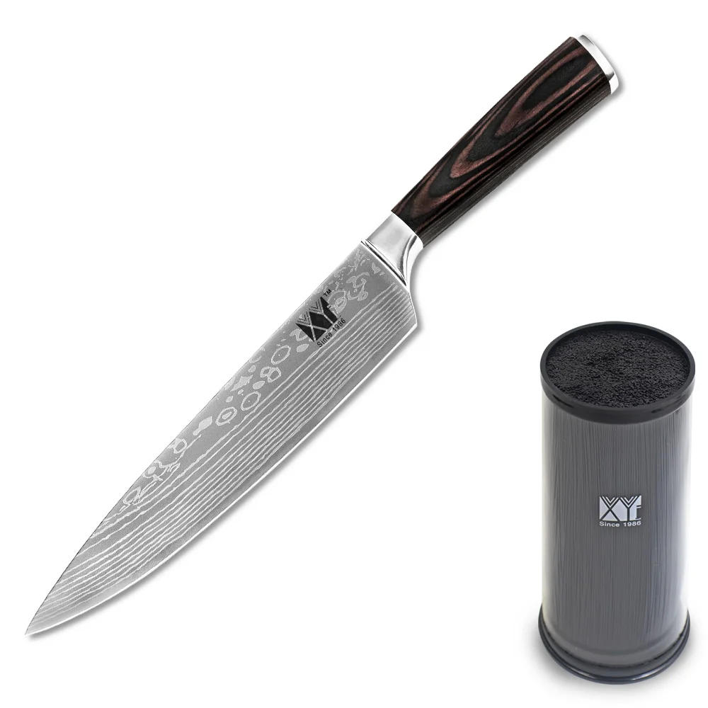 Handmade Kitchen Knives XYJ Brand 8 Inch Chef Knife 7Cr17 Stainless Steel Blade Knives With 8