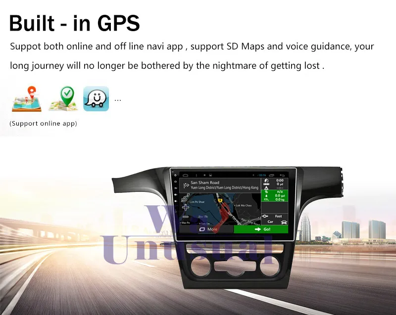 Discount WANUSUAL 1024*600 10.2 Inch Quad Core 16G Android 6.0 GPS Navigation for VW Passat 2013 2014 2015 2016 2017 With BT 3G Wifi Maps 16