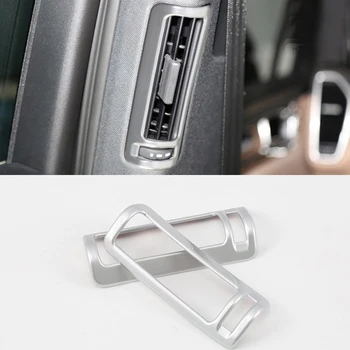 

For Porsche Cayenne 3rd Gen (PO536) 2018 2019 ABS Matte Car Styling Interior Rear Seat Side Air Vent Outlet Cover Trim 2pcs