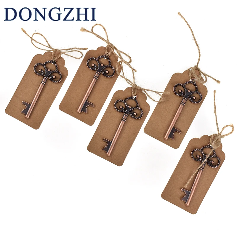 

key Shaped Bottle Opener Keychain shaped zinc alloy Silver Color Key Ring Beer Bottle Opener Unique Creative Gift.