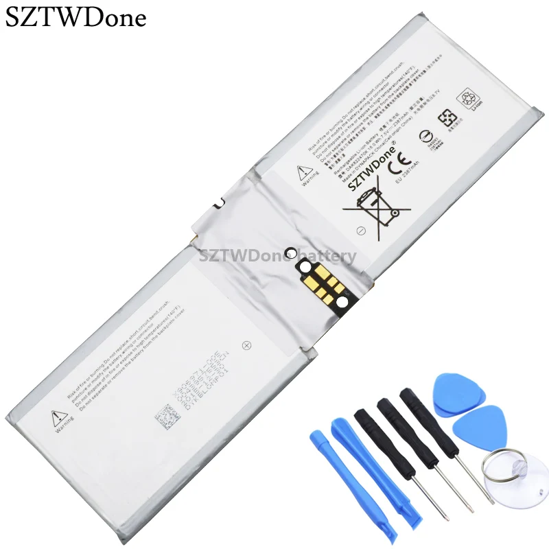 

SZTWDone DAK822470K Laptop tablet battery For Microsoft Surface BOOK 1 1703 1704 1705 screen battery G3HTA020H G3HTA044H 2387MAH