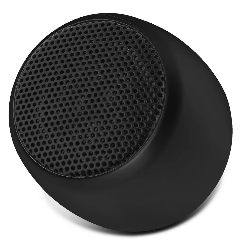 Мини портативный Bluetooth+ FM MP3 динамик подзарядка музыки сабвуфер SuperBass Stereo6.26gh - Цвет: Черный