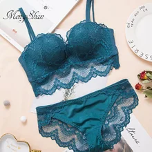 Conjunto de sutiã, roupa íntima para mulheres sem costura sutiã de aço 75a 75b 75c