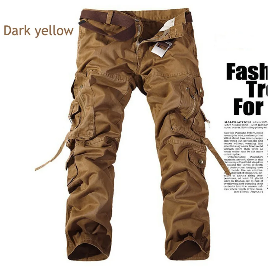 ROSICIL Mens Work Slacks Pants Casual Pants Boy Student Military Army