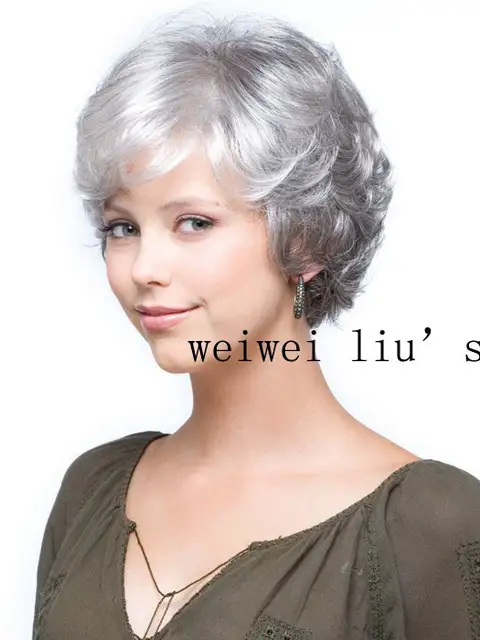 Celebrity Hairstyles Pretty Hairstyle Silver Short Curly Lady S