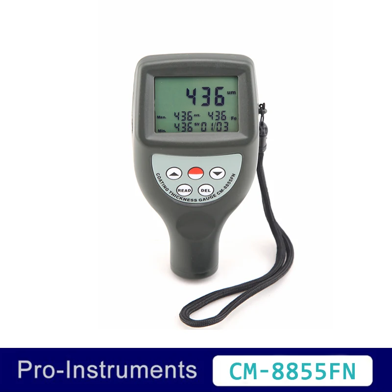 

Landtek CM-8855FN Brand New Portable 2 in 1 Type Coating Thickness Gauge Paint Meter OD