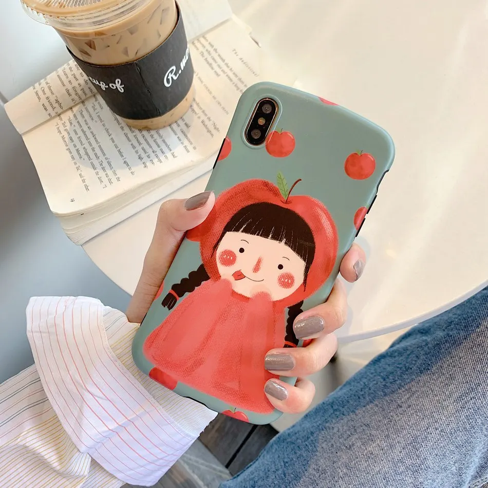 

For iPhone XR X XS Max Case Naughty Little Waist Apple Girl Phone Case For iPhone 8 7 Plus 6 6s Soft Silicone TPU Cover