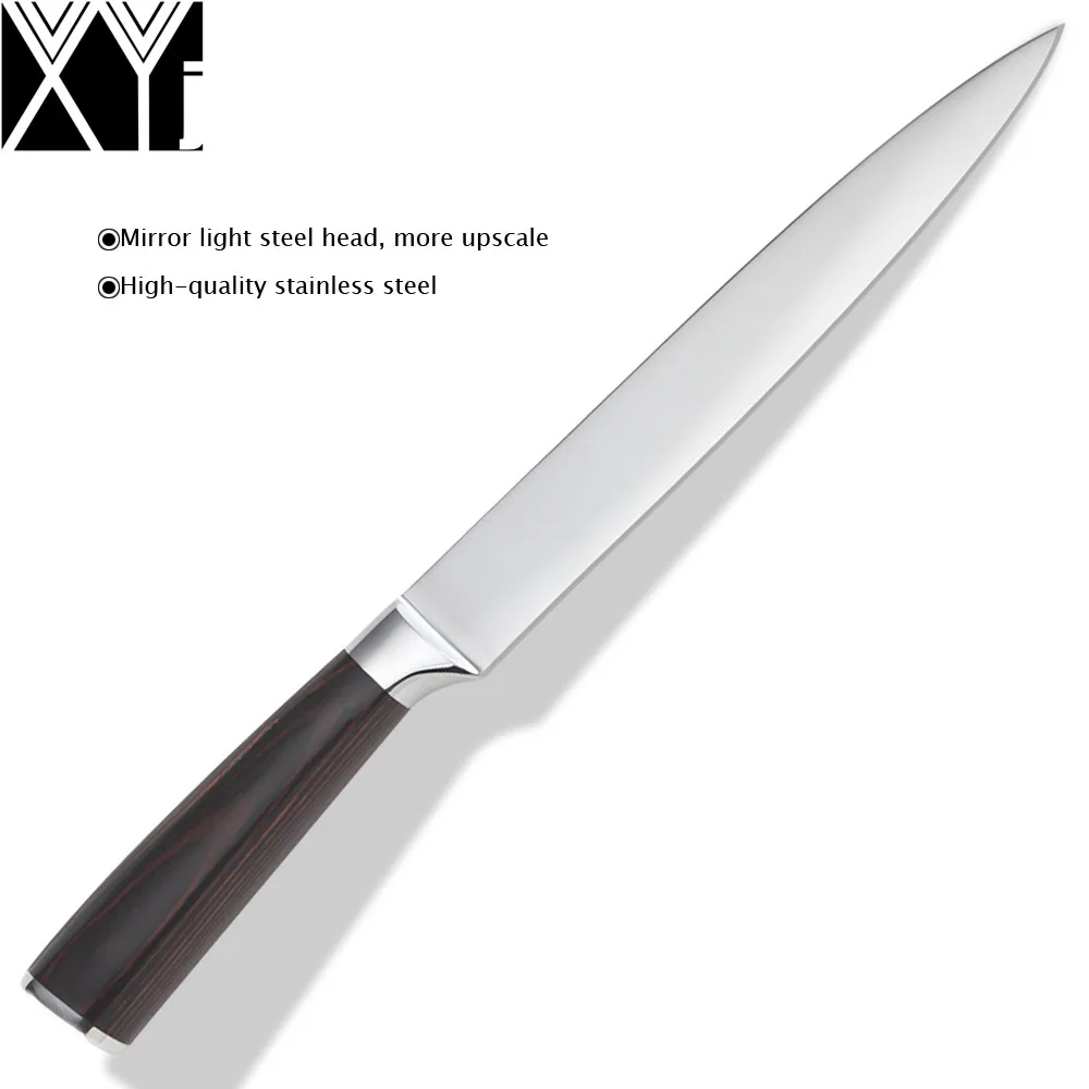 XYJ sharp 8 inch slicing knife kitchen knives 7Cr17 stainless steel