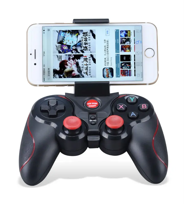 

Hot GEN GAME S5 Wireless Bluetooth Game Console Handle Controller Gamepad For IOS Android Phone Tablet PC Smart TV With Holder