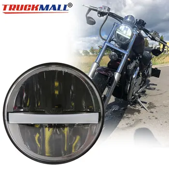 

For Motorcycle Iron 883 5.75Inch LED Headlight with Daytime Running Light Headlamp for Indian Scout Motorycle