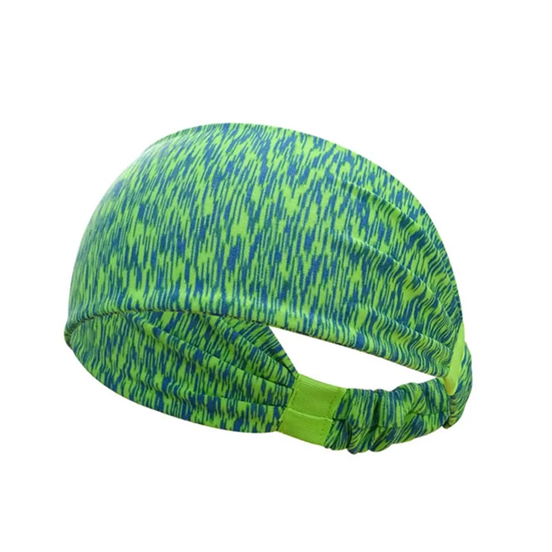 Sport Headband Wide Sweat Absorption Quick Drying Anti-sweat Sweatband Hairband Scarf for Fitness Yoga Running