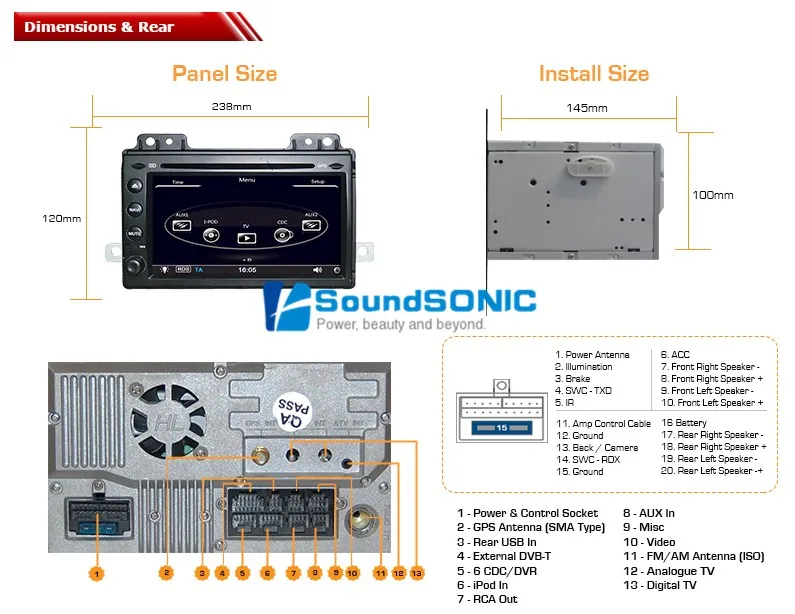 Perfect Freelander DVD GPS For Land Rover Freelander Car DVD GPS Navigation Audio Video Player Bluetooth USB Ipod Steering wheel control 9
