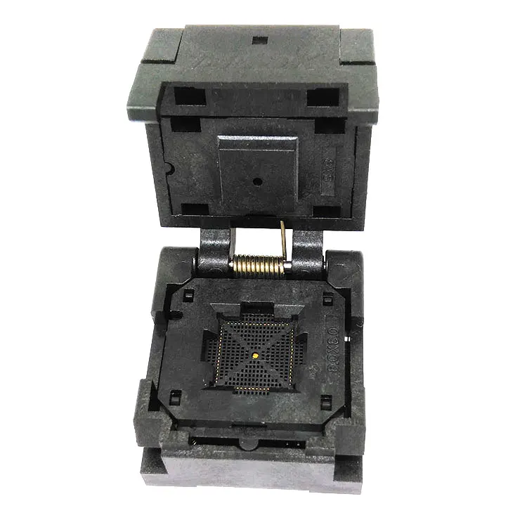 

QFN68 MLF 68 WLCSP68 IC Test Socket Pitch 0.4mm Burn in Socket Clamshell Chip Size 8*8 Flash Adapter Programming Socket
