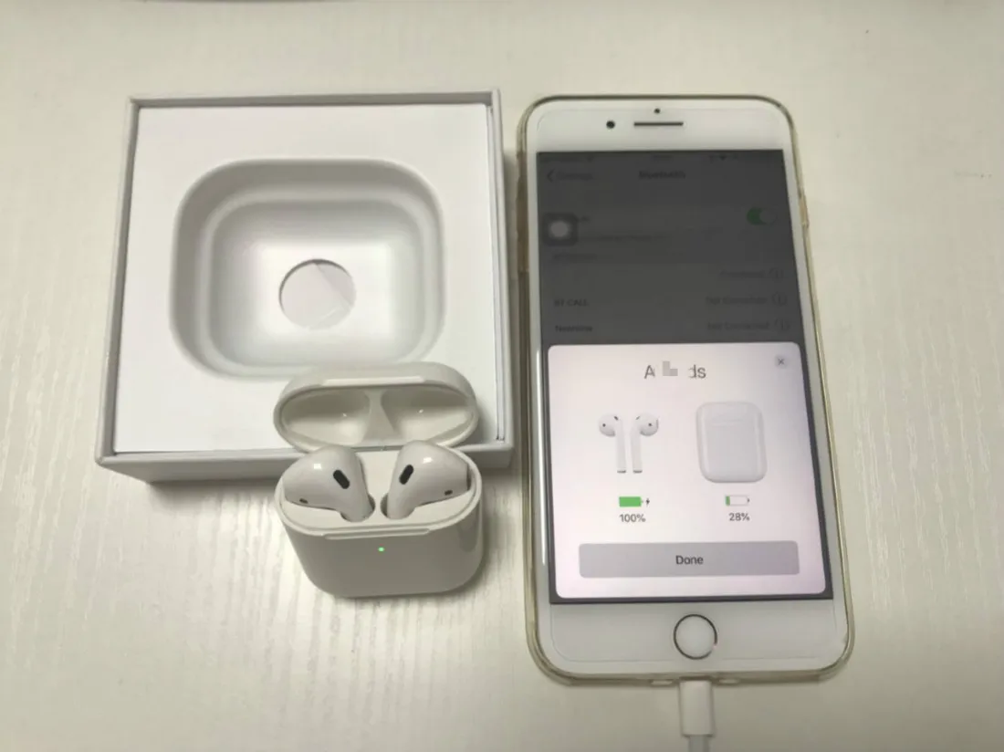 

1:1 Copy Air Brand 2 with Charging Case Wireless Bluetooth Airphones Pop-up Wireless Earphone for IOS for iphone High Quality