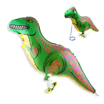 

Novetly 1Pc Dinosaur Walking Balloon Kids Party Decor Inflatable Foil Balloon Toy