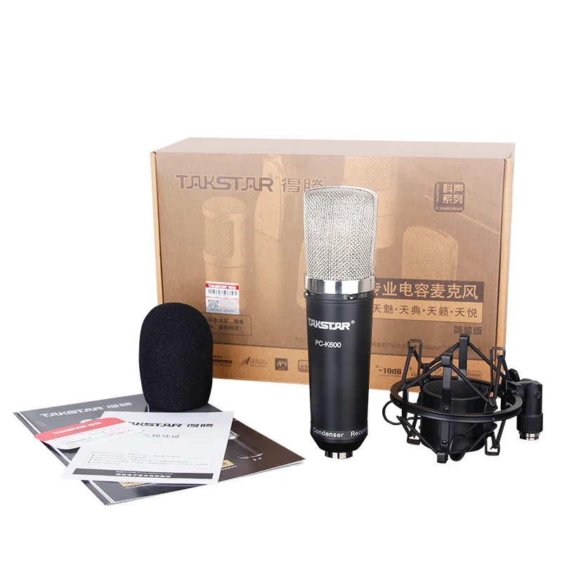 Микрофон Takstar с iCON upod pro звуковая карта для студийной записи чатов вещания