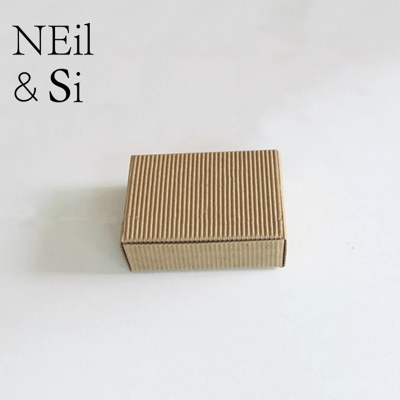 

Corrugated Paper Gift Box for Cake Biscuits Cookies Handmade Soap Candy Packaging Boxes Free Shipping