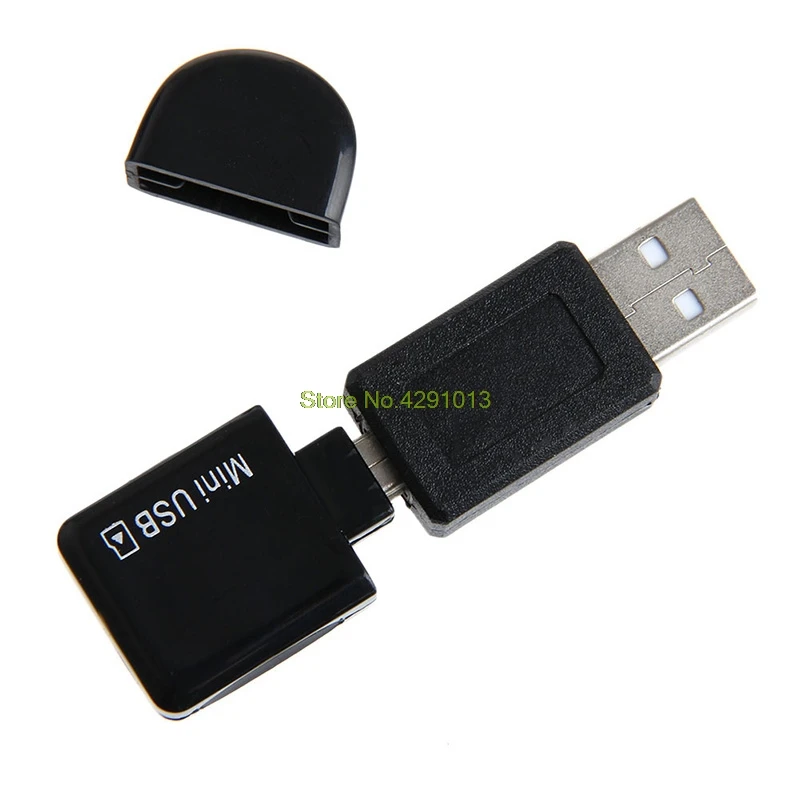 Мини USB к TF T-flash Micro SD карта адаптер для автомобиля Aux Out аудио Музыка Поддержка прямых поставок