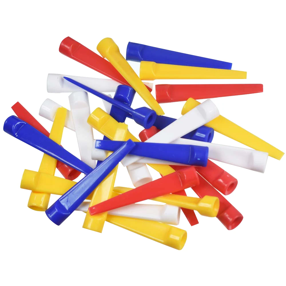 

Mix Colors 50 Pcs Golf Tees Ball Holder Flat Duckbill Ball Tees Golf duck tee Golf Plastic tee 7.0CM