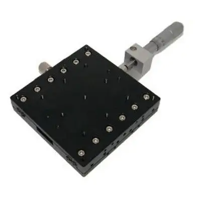 

X-axis 90X90mm Right Adjustable Manual Linear Stage Cross Roller Bearing