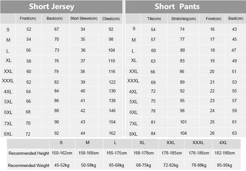 AlienSports Size set