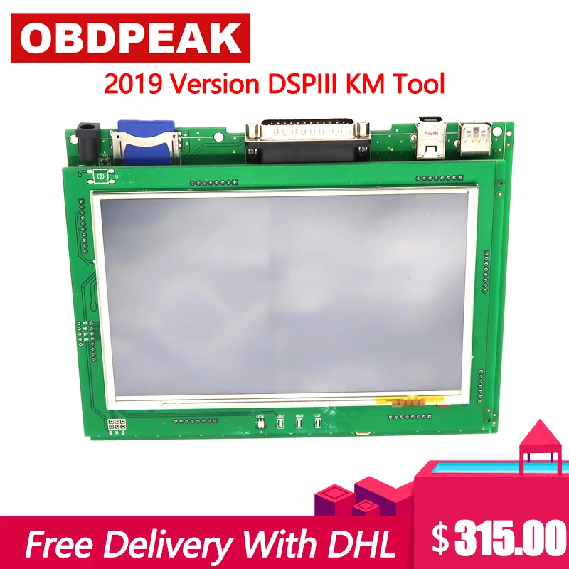 

New Version Odometer Correction Tool DSP3 DSPIII KM Tool DSP 3 DSP III Work for 2010-2019 Years New Models By OBD2 DHL Shipping